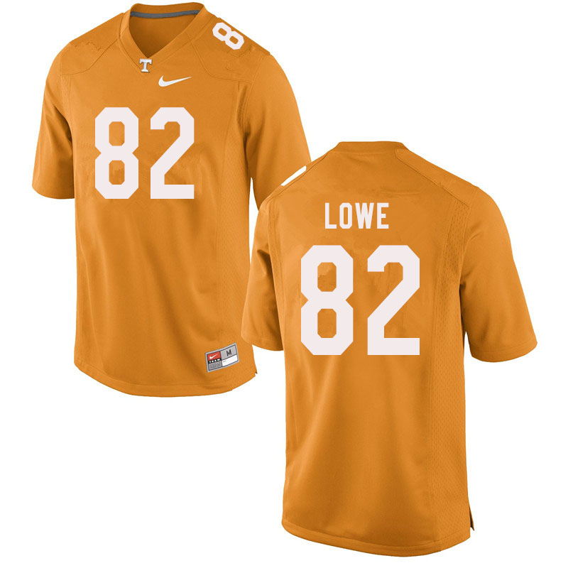 Men #82 Jackson Lowe Tennessee Volunteers College Football Jerseys Sale-Orange